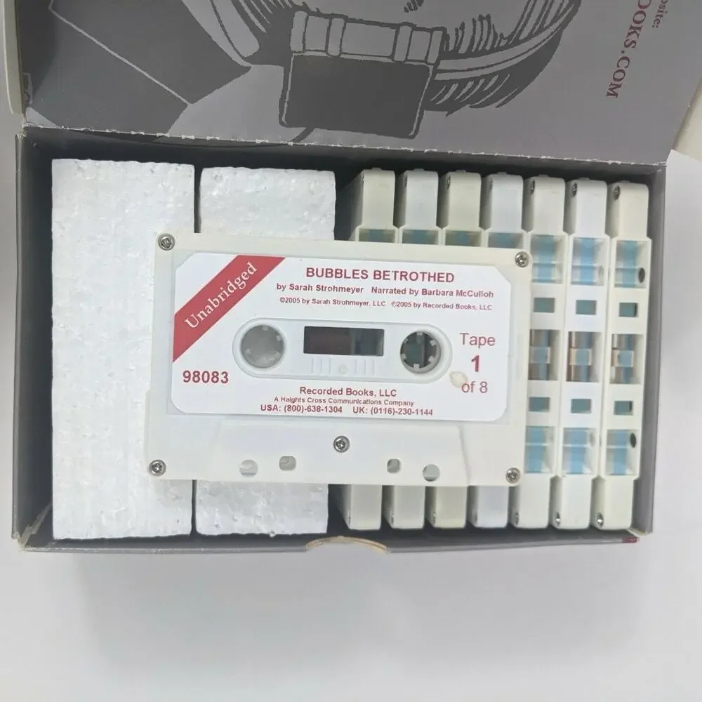 Bubbles Betrothed Sarah Strohmeyer Audio Book on Cassette Tape Barbara McCulloh